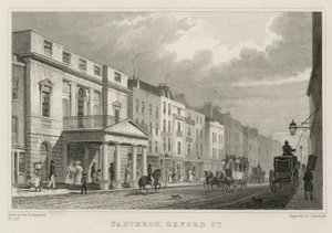 Pantheon, Oxford Street, London av Thomas Hosmer Shepherd