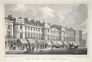 En del av East Side, Regent Street, fra puben 