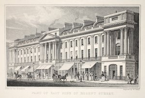 En del av østsiden av Regent Street, fra puben 