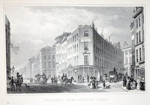 Piccadilly, fra Coventry Street, fra puben 