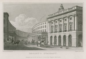 Quadrant, Regent Street, London av Thomas Hosmer Shepherd
