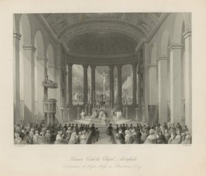 Romersk-katolske kirke i Moorfields av Thomas Hosmer Shepherd
