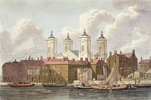 St. Johns Church Westminster, 1815 av Thomas Hosmer Shepherd