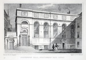 Stationers Hall, Stationers Hall Court, fra puben 