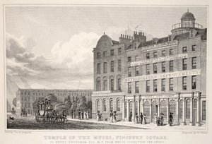 Temple of the Muses, Finsbury Square, fra puben 