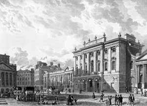 Bank of England, gravert av D. Havell av Thomas Hosmer Shepherd