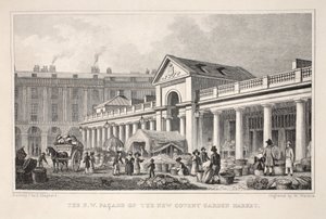N.W. Fasade av New Covent Garden Market, fra puben 