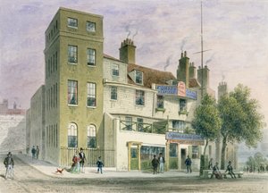 The Old George på Tower Hill av Thomas Hosmer Shepherd