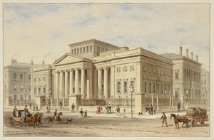The Royal Manchester Institution, ca. 1836 (akvarell på papir) av Thomas Hosmer Shepherd
