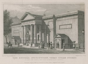 Russell Institution, Great Coram Street, London av Thomas Hosmer Shepherd