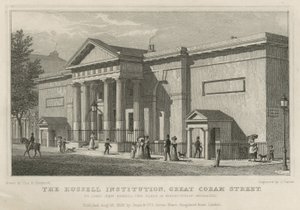 Russell Institution, Great Coram Street, London av Thomas Hosmer Shepherd