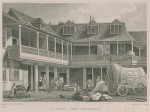 The Tabard Inn, Southwark av Thomas Hosmer Shepherd
