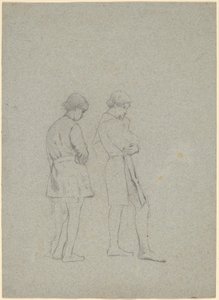 Studier for Elaine av Thomas Hovenden