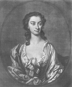 Portrett av fru Cibber (1714-66), skuespillerinne og sanger, gravert av John Faber (1684-1756), 1746 av Thomas Hudson