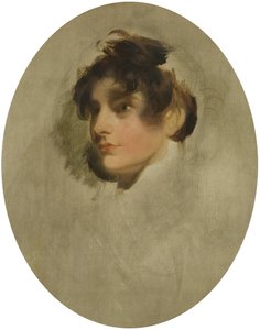 Head of a Young Woman, ca. 1800-05 (olje på lerret) av Thomas Lawrence