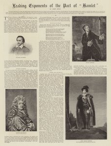 Ledende eksponenter for delen av Hamlet av Thomas Lawrence