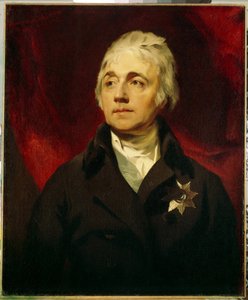 Portrett av grev Semyon Romanovich Vorontsov (1744-1832) (Portrett av grev Semyon Romanovich Vorontsov). Maleri av Sir Thomas Lawrence (1769-1830), olje på lerret. Engelsk kunst, slutten av 1700-begynnelsen av 1800-tallet, romantikk. State Hermitage, St. P av Thomas Lawrence