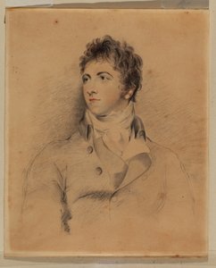 Portrett av Isaac Cuthbert (blyant på papir) av Thomas Lawrence