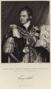 Portrett av kong Leopold I av Thomas Lawrence