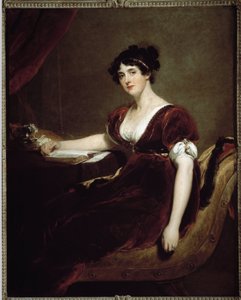 Portrett av Madame Isaac Cuthbert (olje på lerret av Thomas Lawrence