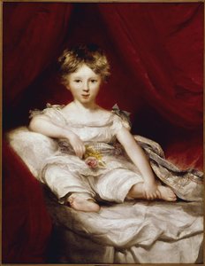 Portrait of Master Ainslie - Portrait of Master Ainslie- Maleri av Sir Thomas Lawrence (1769-1830), olje på lerret, 90x70 cm av Thomas Lawrence