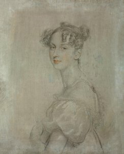 Portrett av prinsesse Dorothea von Lieven (Daria Khristoforovna Lieven), født Benckendorff (1785-1857), ca. 1812 (blyant, sangvinsk og hvit farge på lerret) av Thomas Lawrence