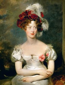 Prinsesse Caroline av Napoli og Sicilia 1798-1870, hertuginne de Berry av Thomas Lawrence