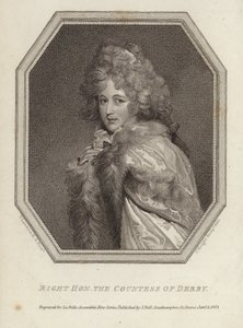 Høyre ærede grevinne av Derby av Thomas Lawrence