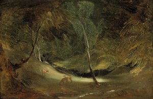 The Source of the Manifold at Ilam Park (olje på papir, lagt ned på lerret) av Thomas Lawrence
