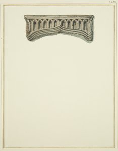 Utskjæring på trapp i huset ved siden av passasjen utenfor Baldwin Street (akvarell på papir) av Thomas Leeson the Elder Rowbotham