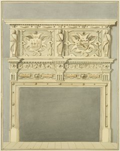 Skorstein hos Mr Charles Thomas av Thomas Leeson the Elder Rowbotham