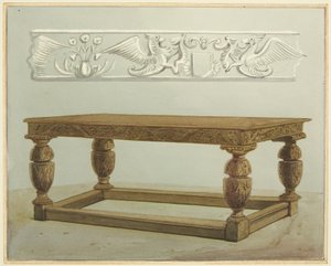 Council Table in the Great Room of the Mint, nå St Peter