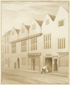 Foran 'Colston's House', Small Street (akvarell på papir)