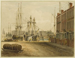 Sørenden av Prince's Street av Thomas Leeson the Elder Rowbotham