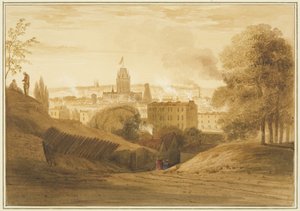 Utsikt fra Bath Road, nær Wells, Totterdown av Thomas Leeson the Elder Rowbotham