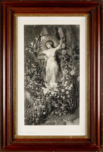 Flora (gravering) av Thomas Lewis Atkinson