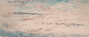 Skystudie - blå og rød flekket alt - Cumulus