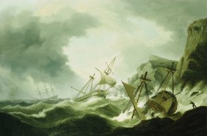 Et forlis, av Thomas Luny