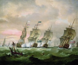 Admiral Sir Edward Hawke beseiret admiral M. de Conflans i Biscayabukta