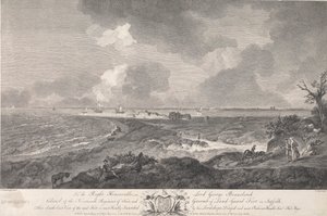 Sørøstutsikt over tLand-Guard Fort, i Suffolk av Thomas Major
