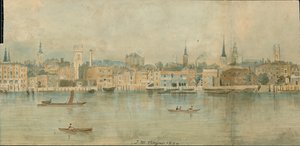 Panorama over Themsen, North Side, i 13 deler