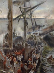 The Wreck of the Birkenhead (chromolitho)
