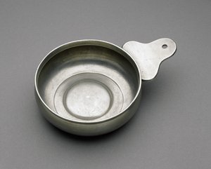 Porringer, ca. 1793–1796 eller ca. 1799–1824 (tinn) av Thomas Melville