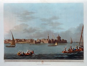 Fort og havn i Aboukir, Ancient Canopus, Egypt, 1801
