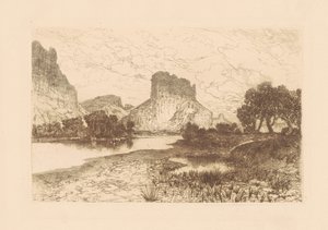 Green River, Wyoming-territoriet av Thomas Moran