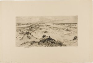 Ser over sanddynene - Easthampton av Thomas Moran