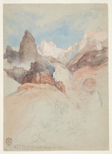 Ser opp stien ved Bright Angel, Grand Canyon, Arizona av Thomas Moran