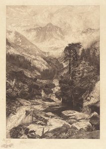 Mountain of the Holy Cross, Colorado av Thomas Moran