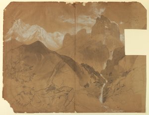 Nær Pass of Faido, Italia av Thomas Moran