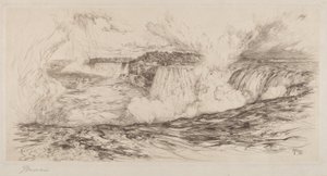 Niagara - Fra den kanadiske siden av Thomas Moran